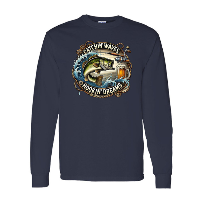 Catchin Waves Long Sleeve Tee