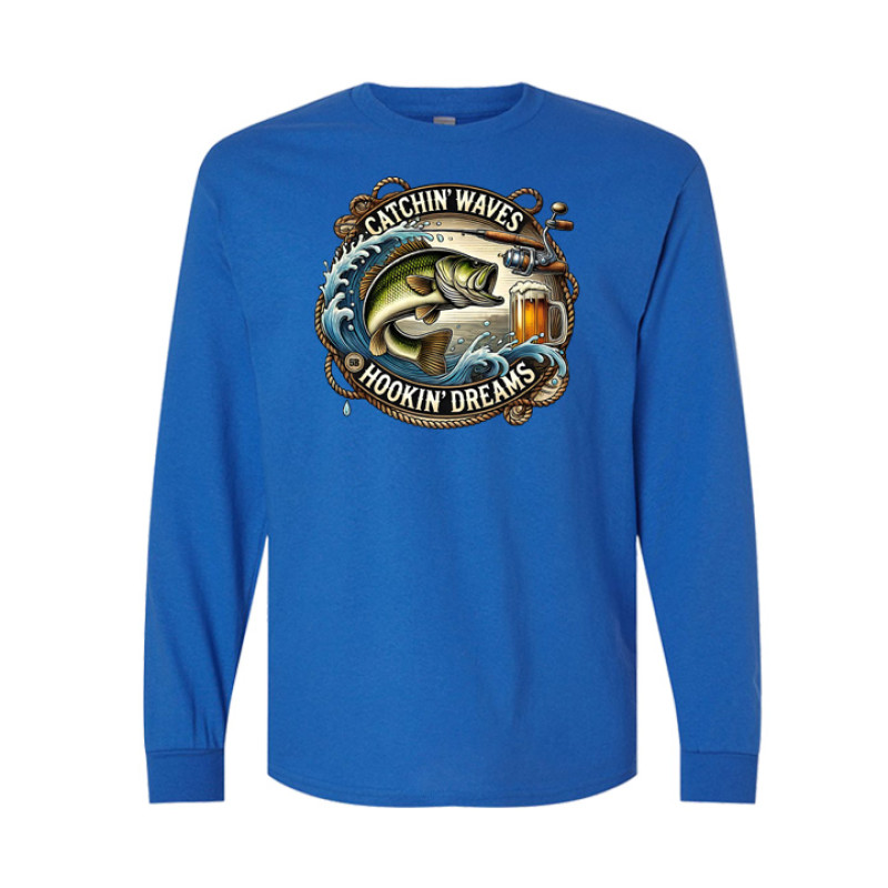 Catchin Waves Long Sleeve Tee