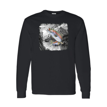 Early Morning Fishing Long Sleeve Tee