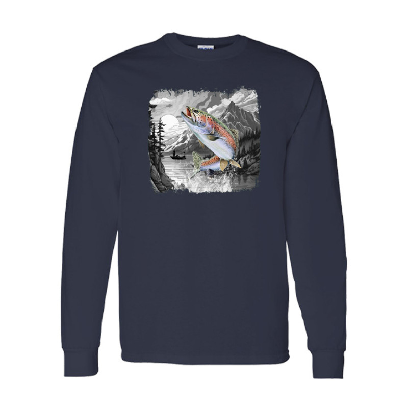 Early Morning Fishing Long Sleeve Tee Early Morning Fishing Long Sleeve Tee