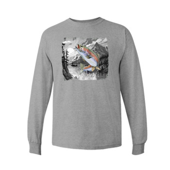 Early Morning Fishing Long Sleeve Tee