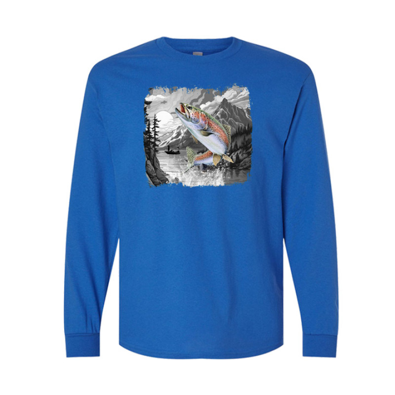 Early Morning Fishing Long Sleeve Tee