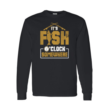 Fish O Clock Long Sleeve Tee