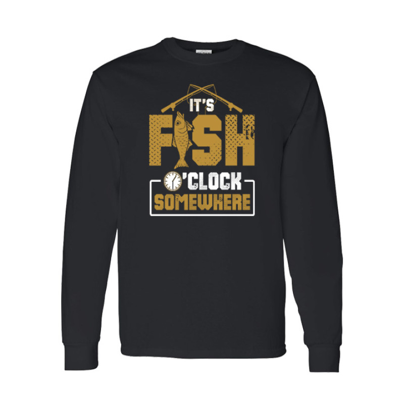 Fish O Clock Long Sleeve Tee Fish O Clock Long Sleeve Tee