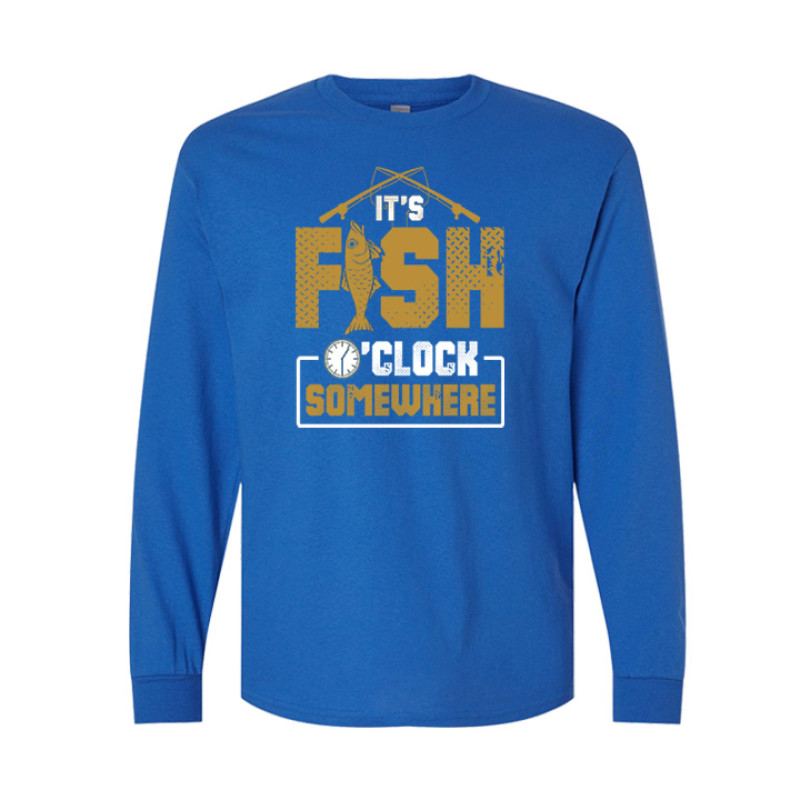 Fish O Clock Long Sleeve Tee