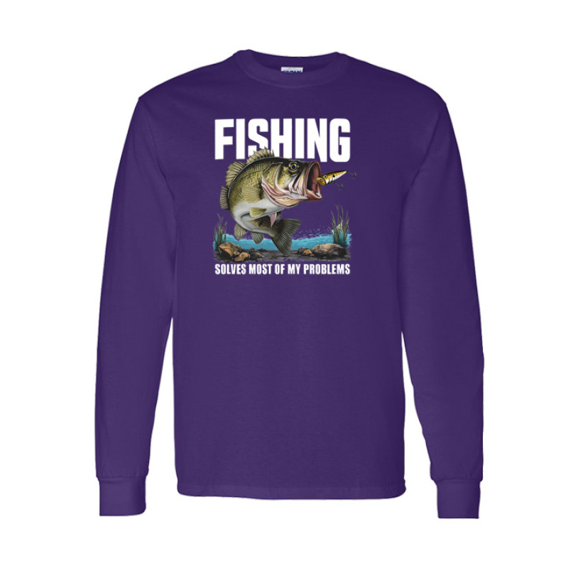 Fishing Problems Long Sleeve Tee Fishing Problems Long Sleeve Tee