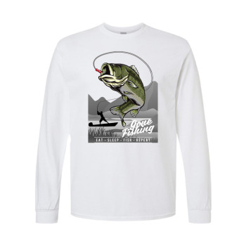 Gone Fishing Long Sleeve Tee