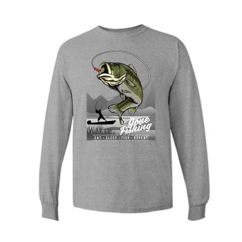 Gone Fishing Long Sleeve Tee