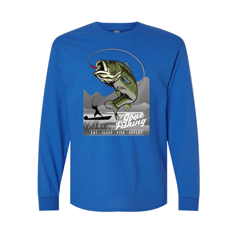 Gone Fishing Long Sleeve Tee