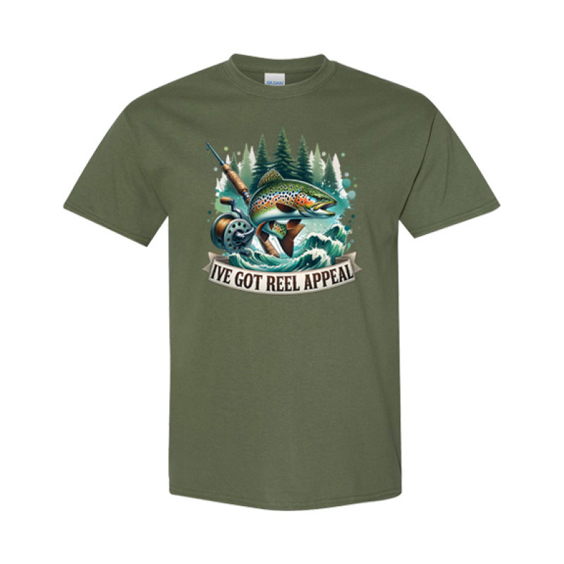Reel Appeal Classic Fit Tee Reel Appeal Classic Fit Tee