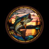 Stained Glass Bass Stained Glass Bass
