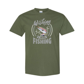 Wishing I was fishing Classic Fit Tee