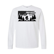 American Bigfoot Long Sleeve Tee