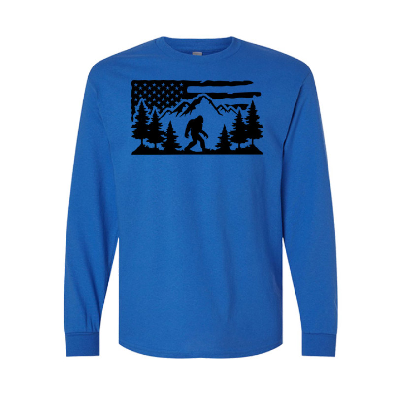 American Bigfoot Long Sleeve Tee