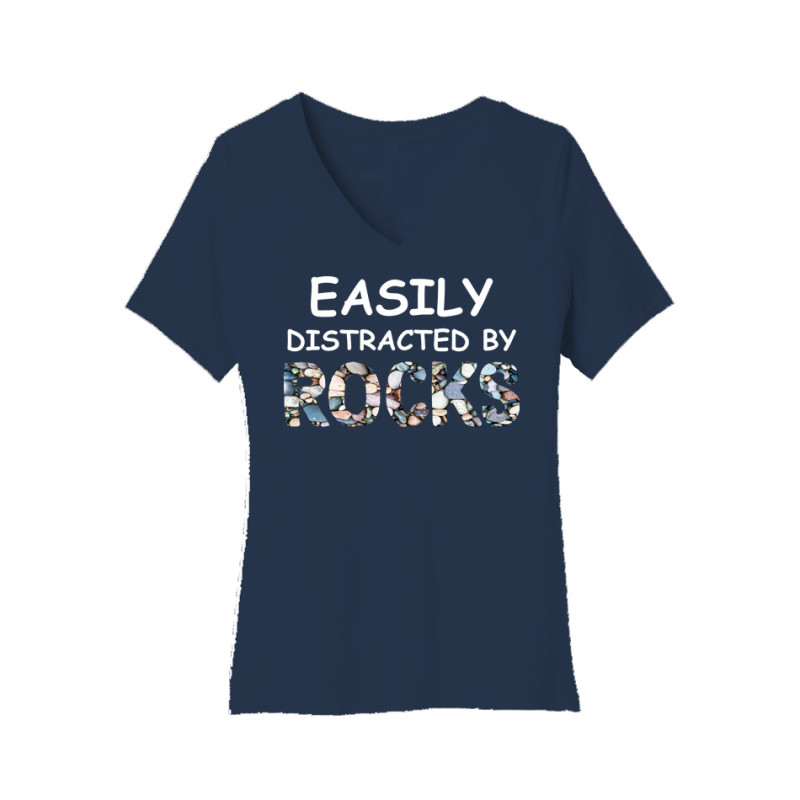 Easily Distracted Women's V-Neck Tee Easily Distracted Women's V-Neck Tee