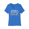 Easily Distracted Women's V-Neck Tee