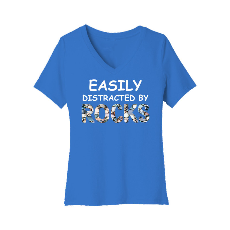 Easily Distracted Women's V-Neck Tee Easily Distracted Women's V-Neck Tee