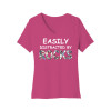 Easily Distracted Women's V-Neck Tee