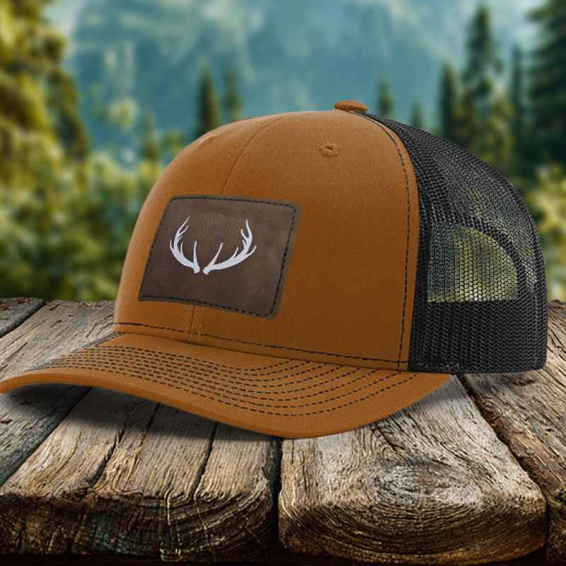 Antlers Leatherette Patch