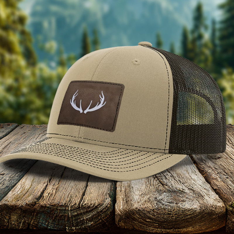 Antlers Leatherette Patch