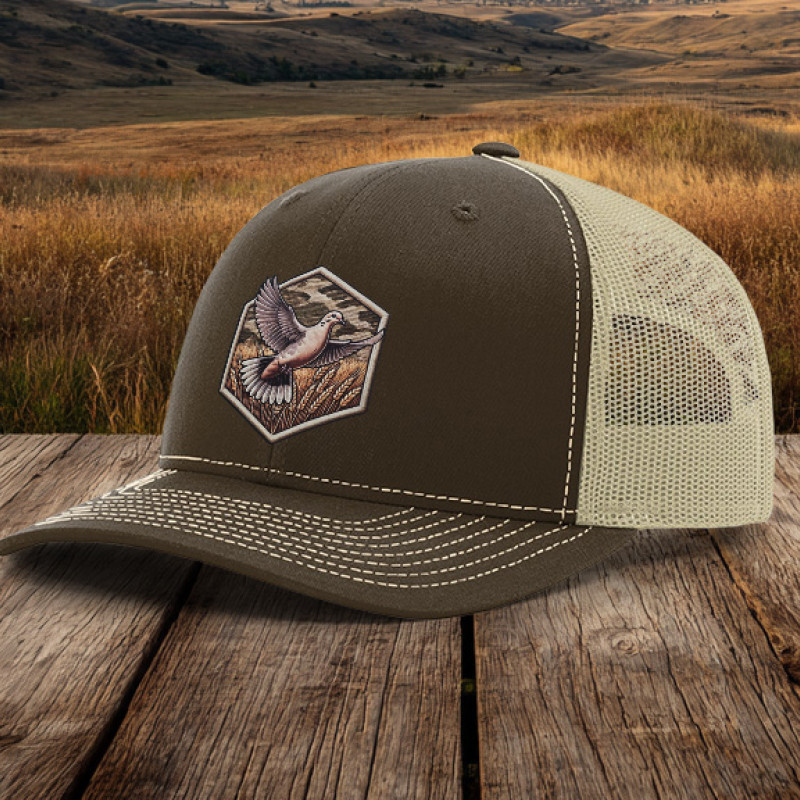 Dove Faux Embroidery Patch