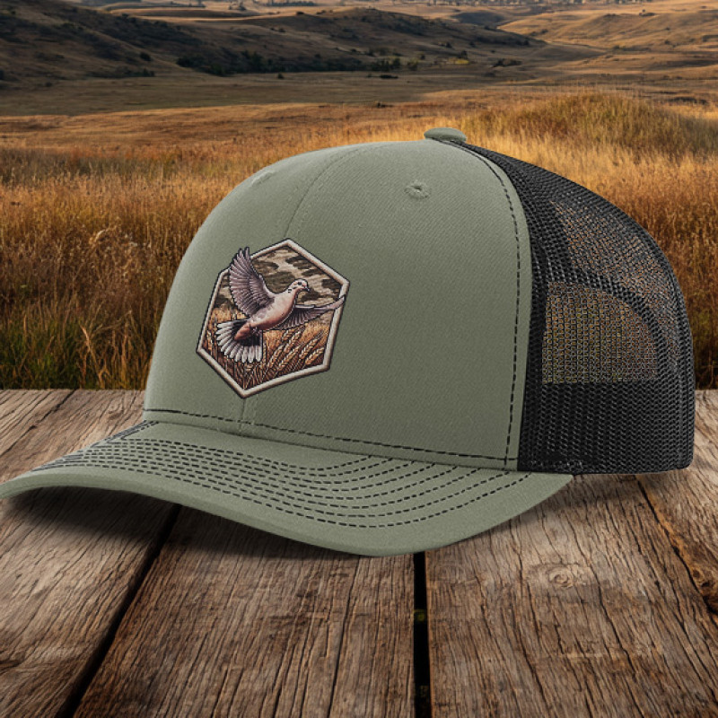 Dove Faux Embroidery Patch