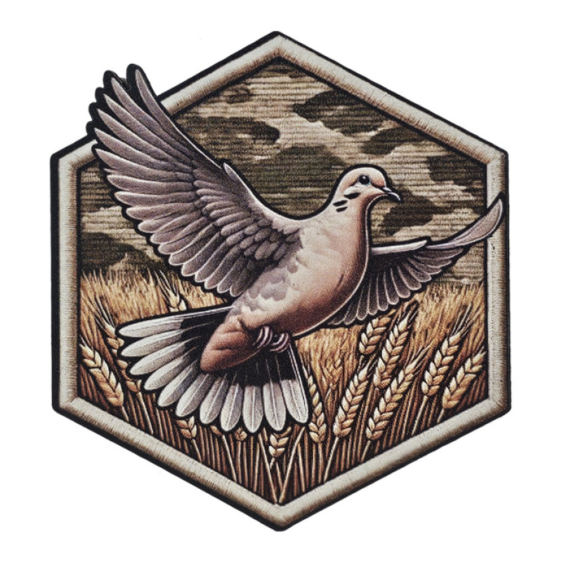 Dove Faux Embroidery Patch