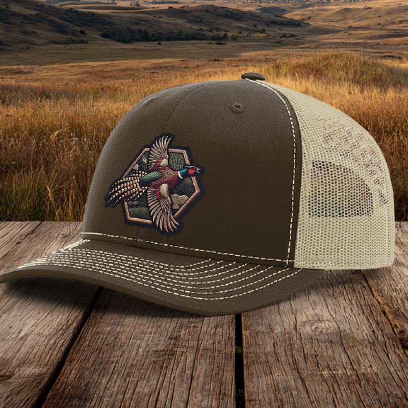 Pheasant Faux Embroidery Patch