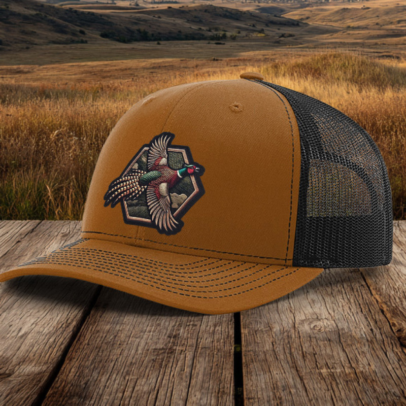 Pheasant Faux Embroidery Patch