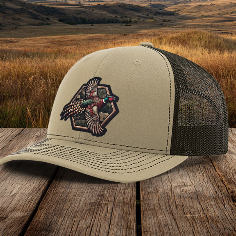 Pheasant Faux Embroidery Patch