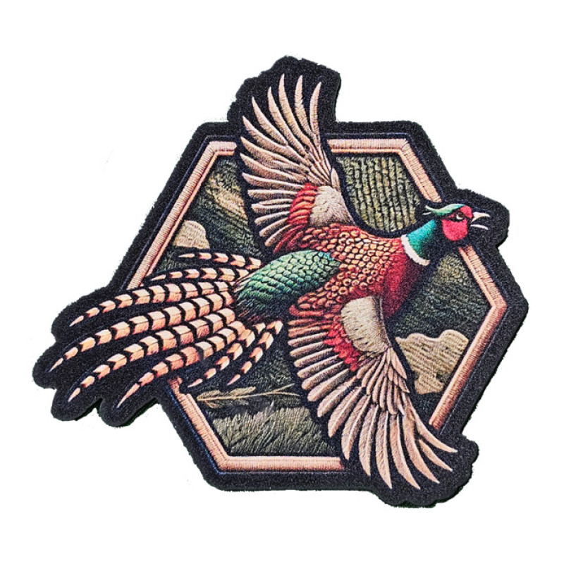 Pheasant Faux Embroidery Patch