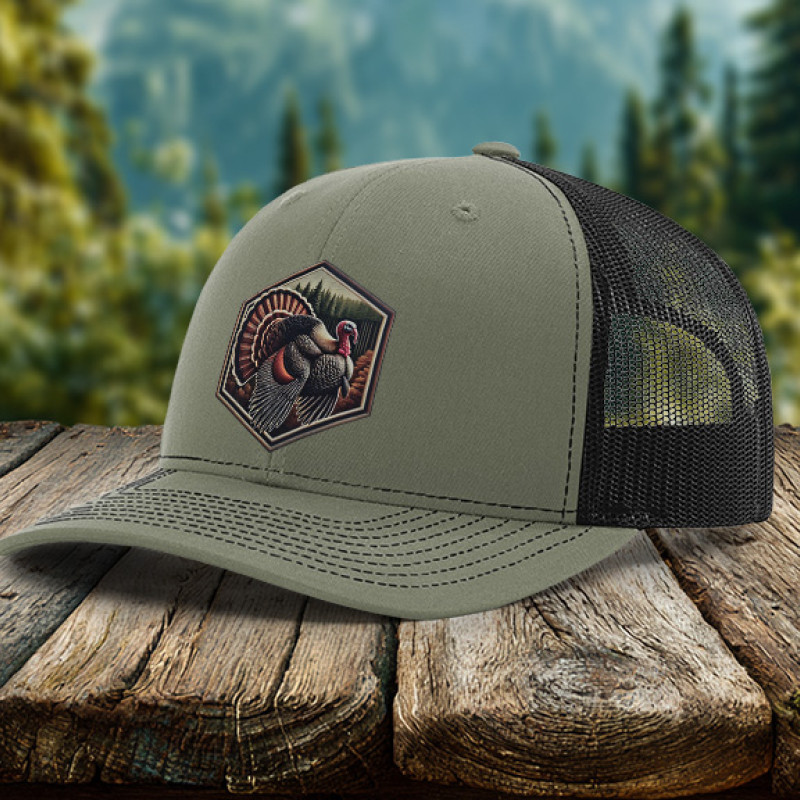 Turkey Faux Embroidery Patch