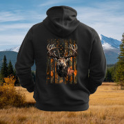 Camo Flag Elk Hoodie