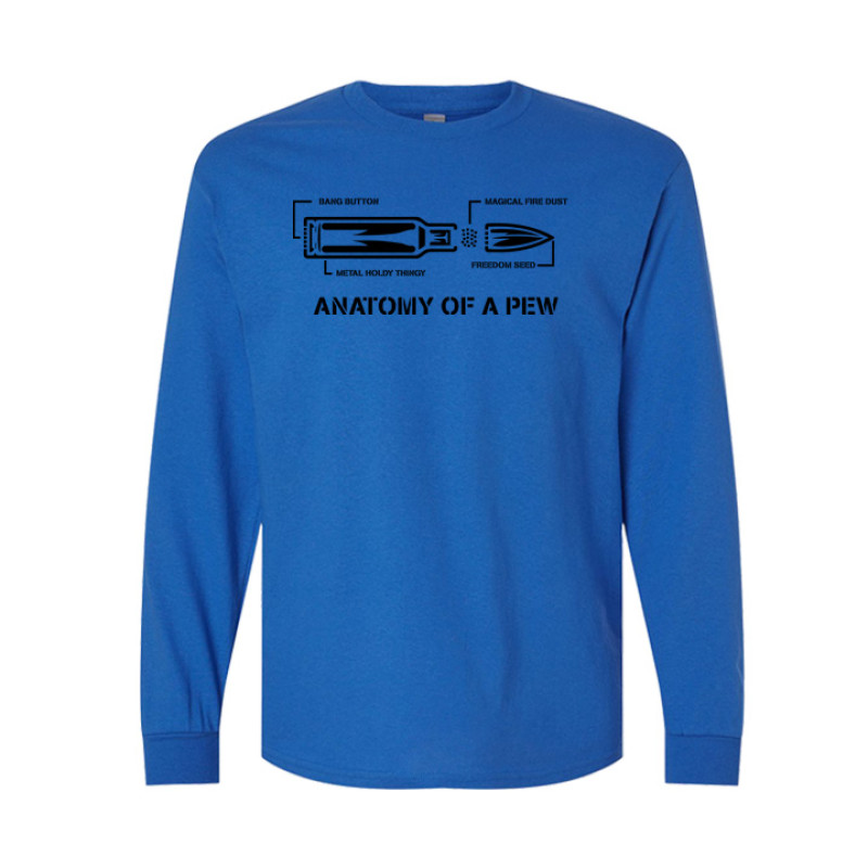 Anatomy of a Pew Long Sleeve Tee