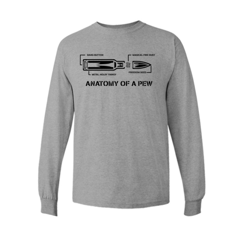 Anatomy of a Pew Long Sleeve Tee