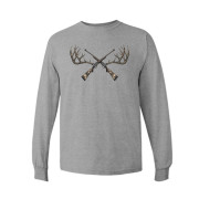 Antlers and Rifles Long Sleeve Tee