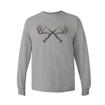 Antlers and Rifles Long Sleeve Tee