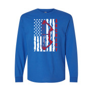 Archery American Flag Long Sleeve Tee