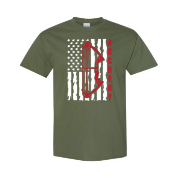 Archery American Flag Classic Fit Tee
