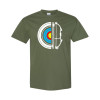 Archery Target and Bow Classic Fit Tee Archery Target and Bow Classic Fit Tee