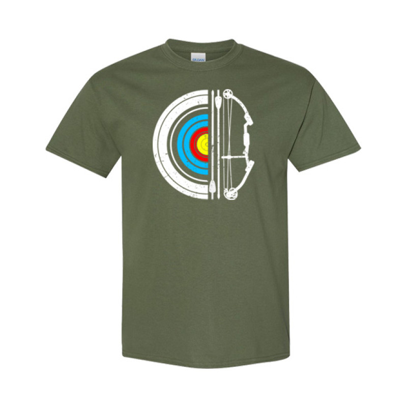 Archery Target and Bow Classic Fit Tee Archery Target and Bow Classic Fit Tee