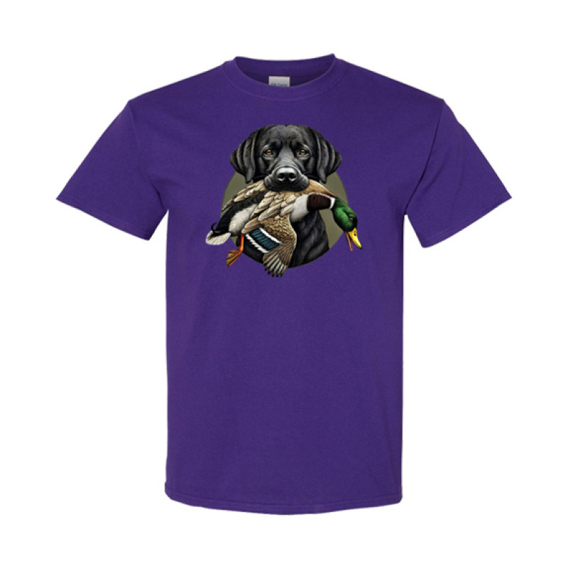 Black Lab Duck Hunt Classic Fit Tee Black Lab Duck Hunt Classic Fit Tee