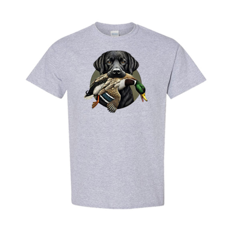 Black Lab Duck Hunt Classic Fit Tee Black Lab Duck Hunt Classic Fit Tee