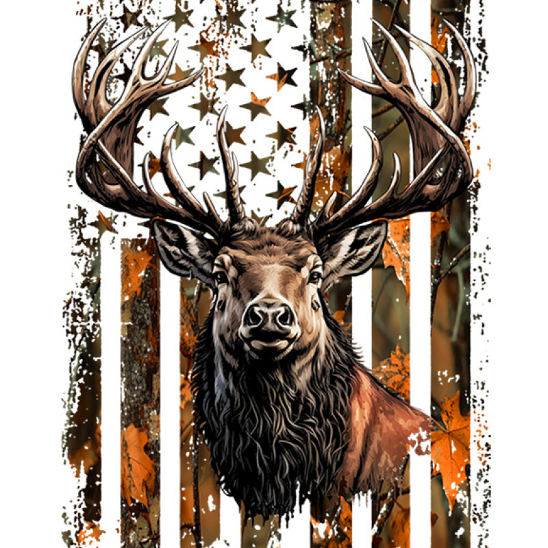 Camo Flag Elk Camo Flag Elk