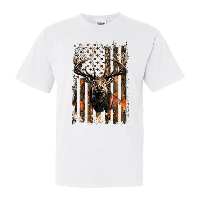 Camo Flag Elk