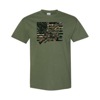 Hunter Camo Flag Classic Fit Tee