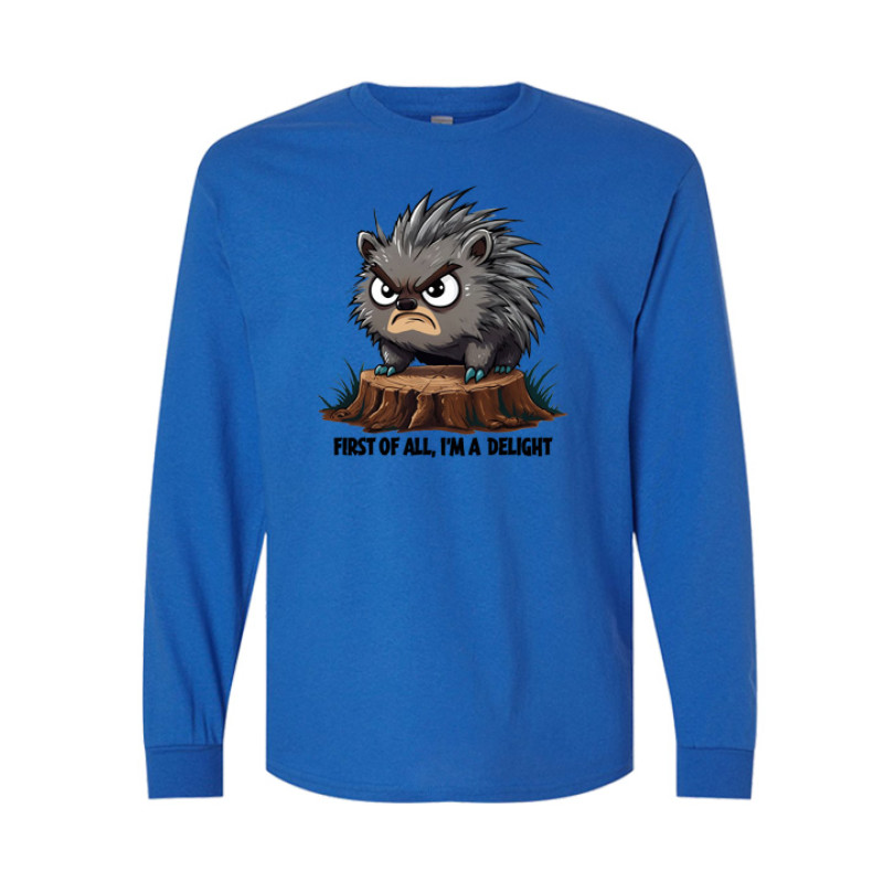 Angry Porcupine Long Sleeve Tee