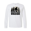 Bigfoot Forest Silhouette Long Sleeve Tee