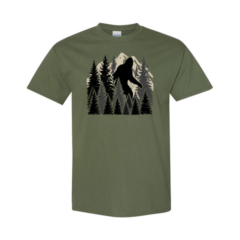 Bigfoot Forest Silhouette Classic Fit Tee