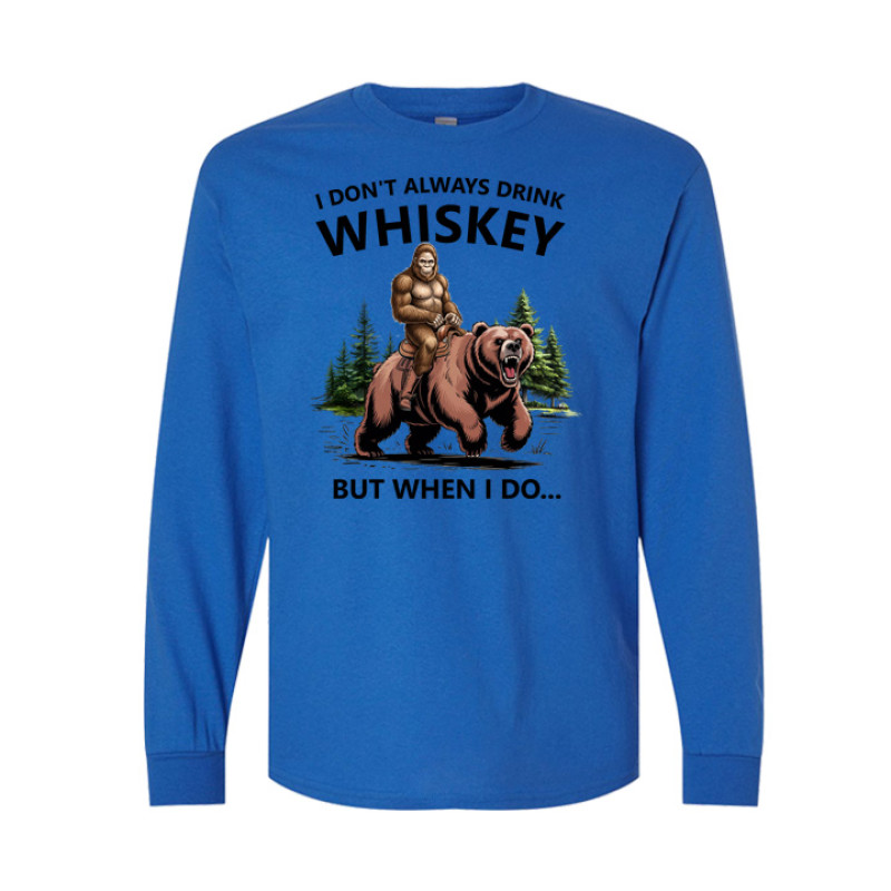 Drinking Whiskey Long Sleeve Tee